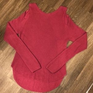 Express Cold Shoulder Sweater